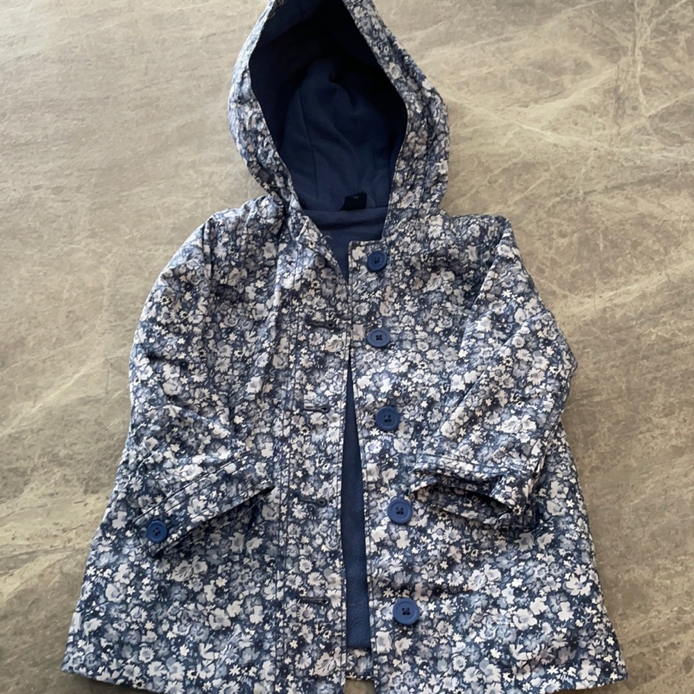 Baby gap fleece lined raincoat size 18-24 months